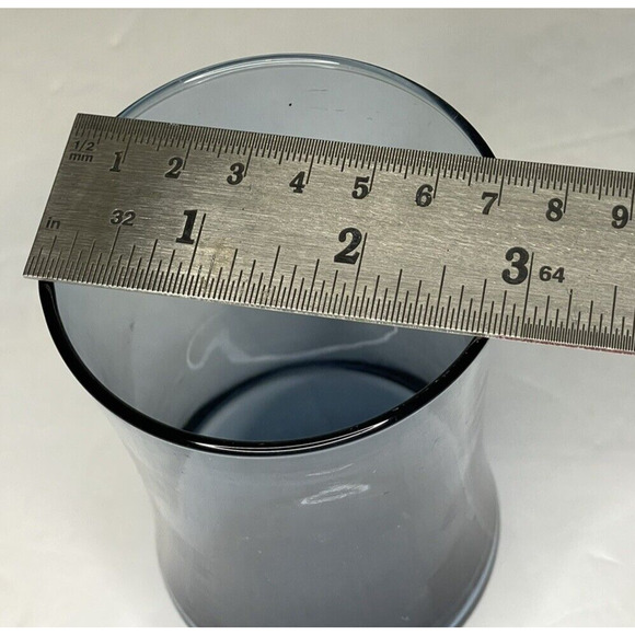 Libbey Apollo Blue vtg glass 13 Oz Flat Tumbler replacement limited ed 5.5 in - Picture 8 of 9